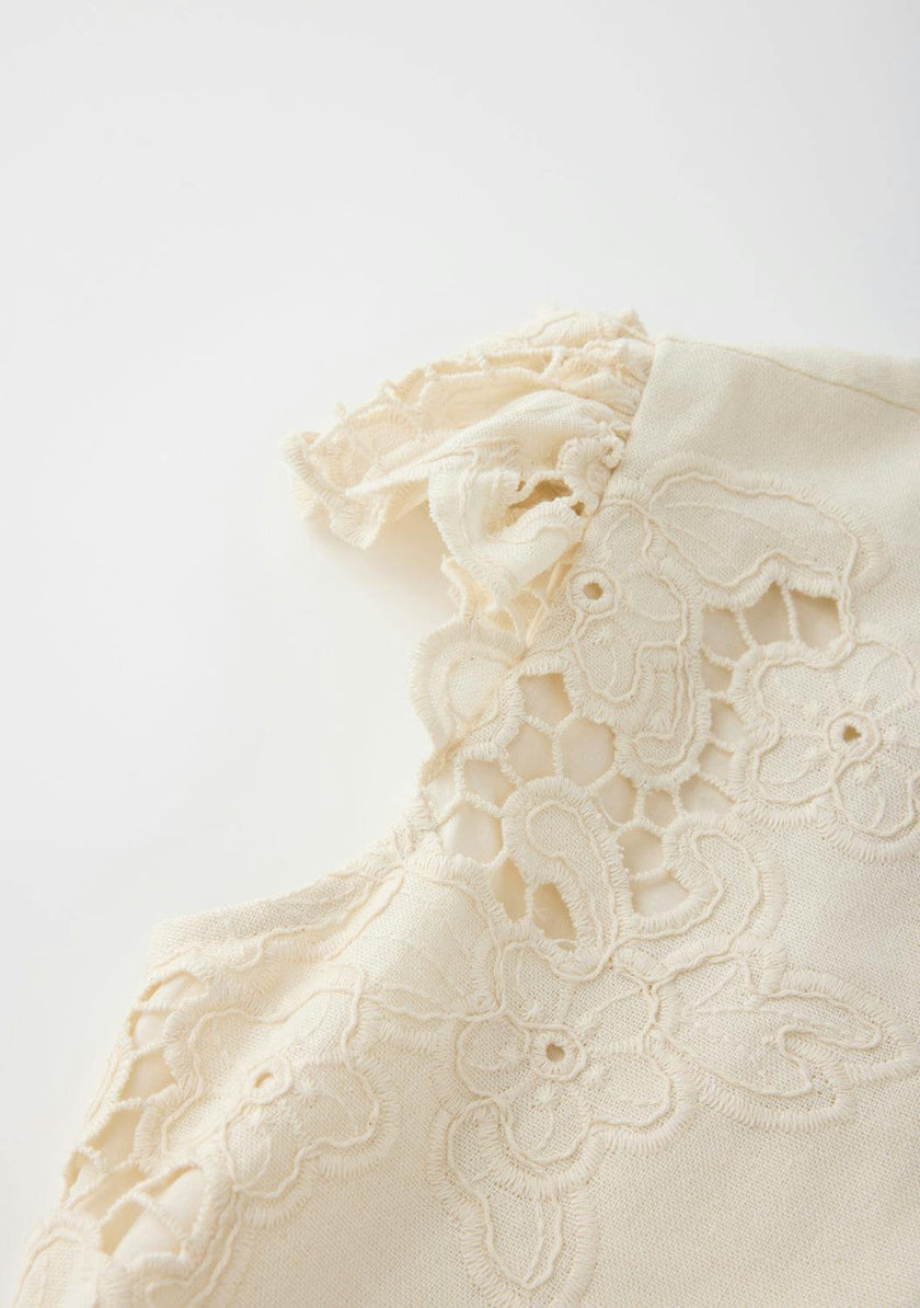 Kaitlyn Embroidered Mini Dress