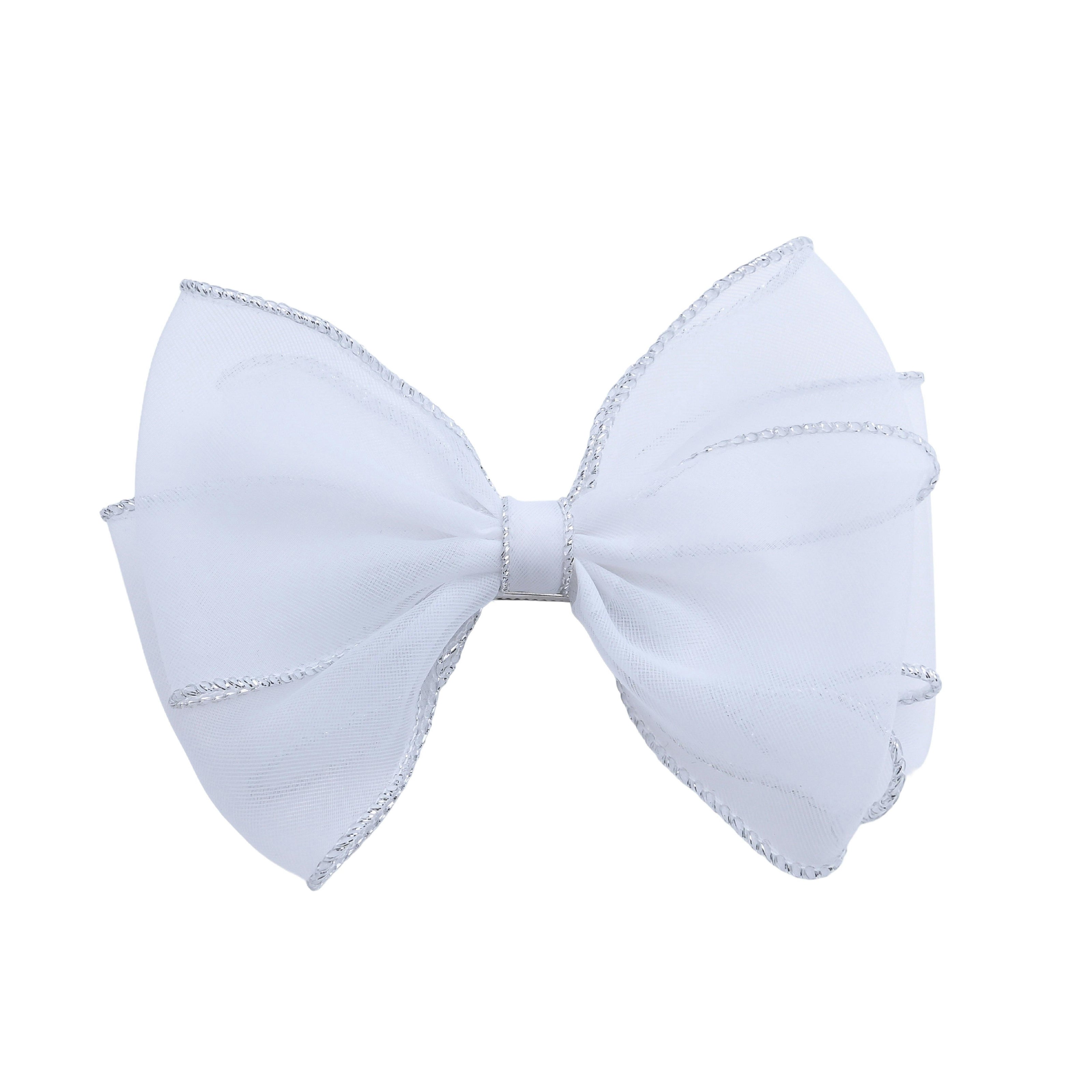 Tulle Glitter Bow Hir Clip Set