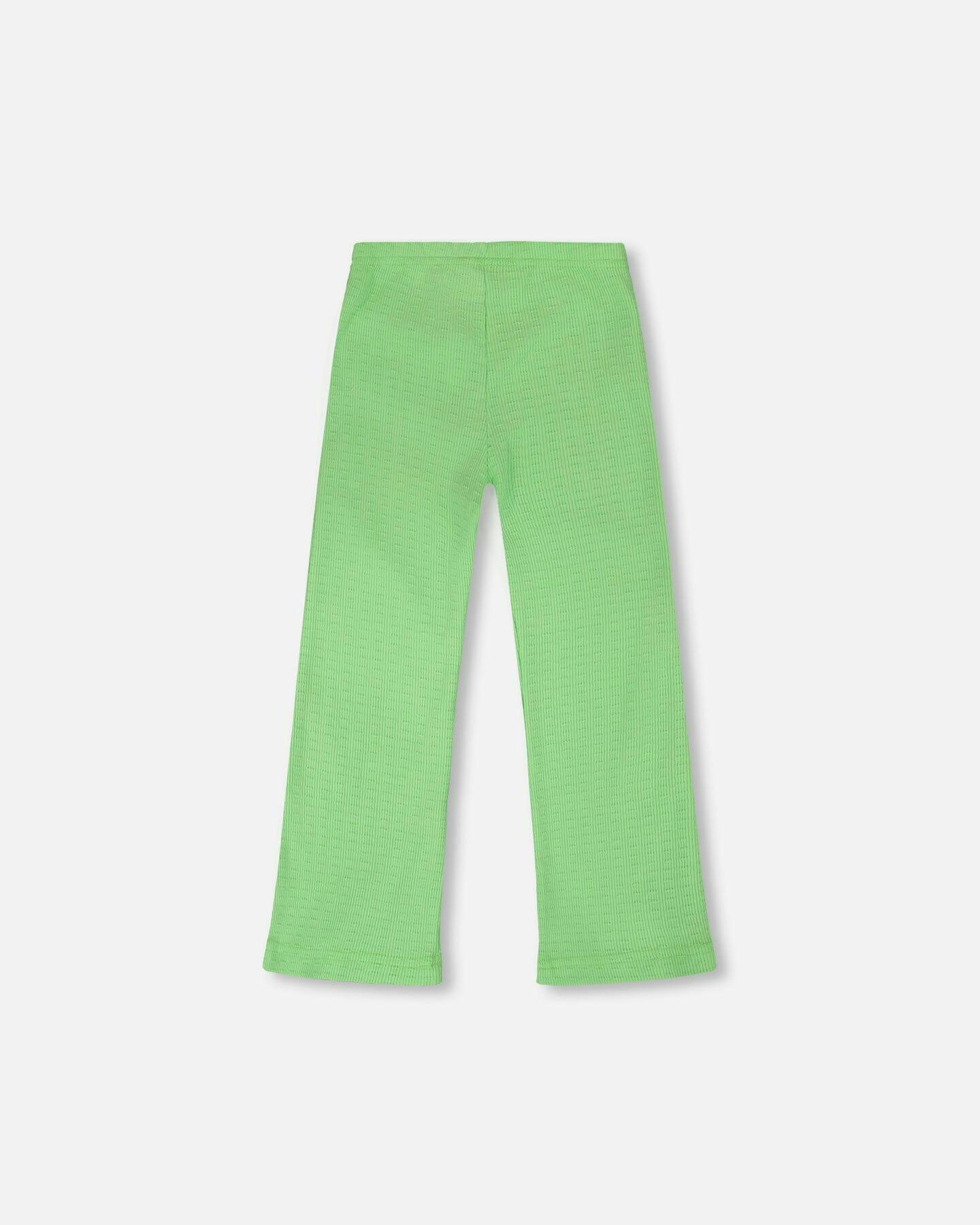 Crinkle Jersey Leggings Mint Green