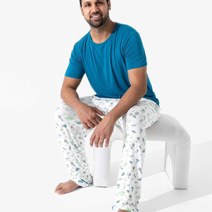Tennis Bamboo Men's Pajama Set