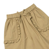 Girls Bailey Ruffle Pant - Khaki