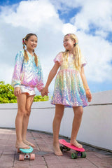 Women's Icy Ombre Sequin Jacket
