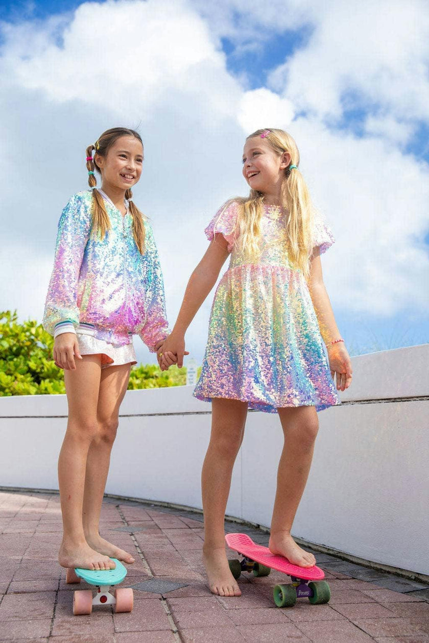 Women's Icy Ombre Sequin Jacket