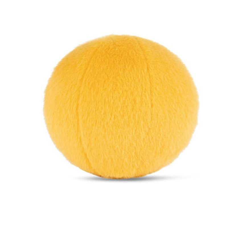 Plush Smiley Fuzzy Yellow 5"