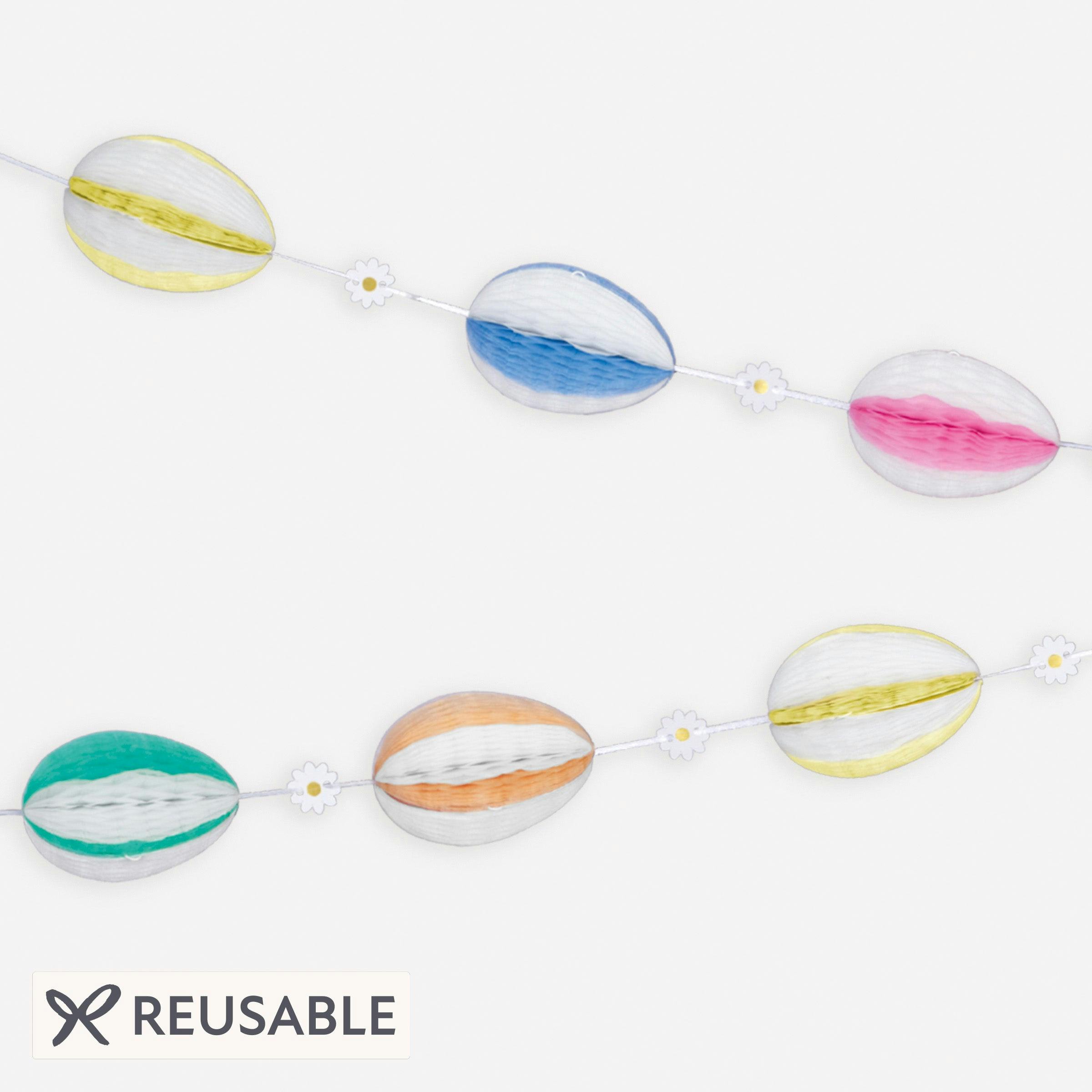 Honeycomb Egg Garland