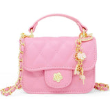 Tiny Quilted Ballet Charm Handbag