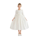White Marindel Lace & Tulle Dress