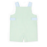 Seersucker Shortall With Parachute