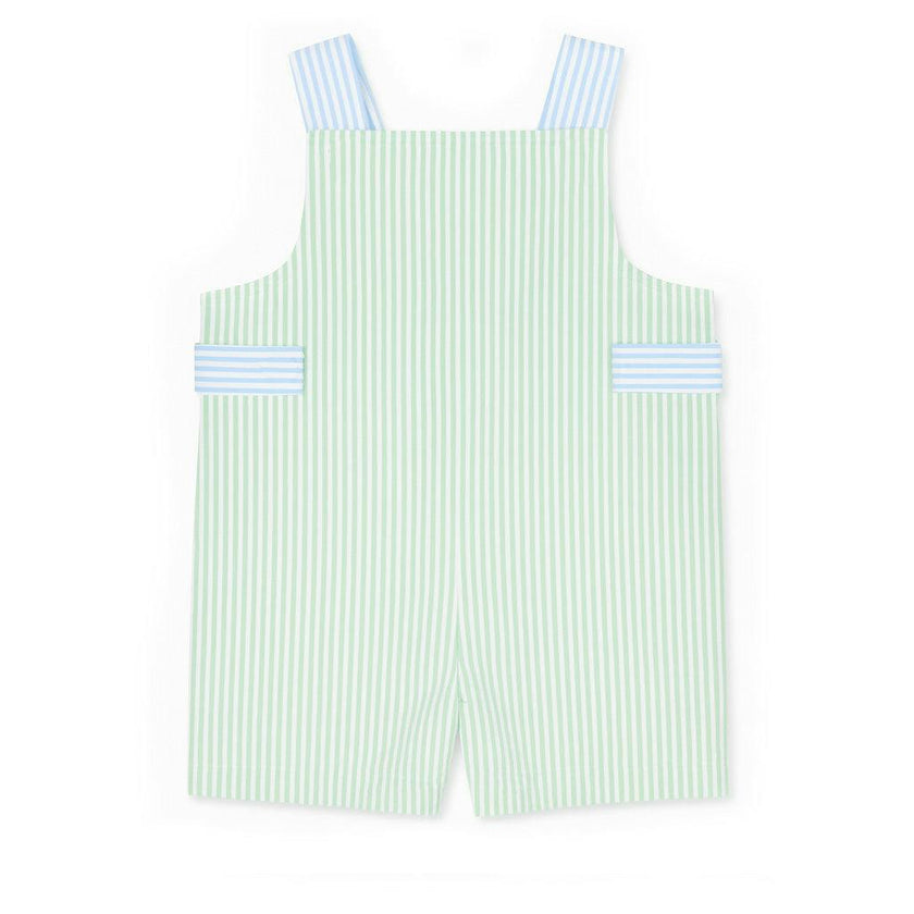 Seersucker Shortall With Parachute