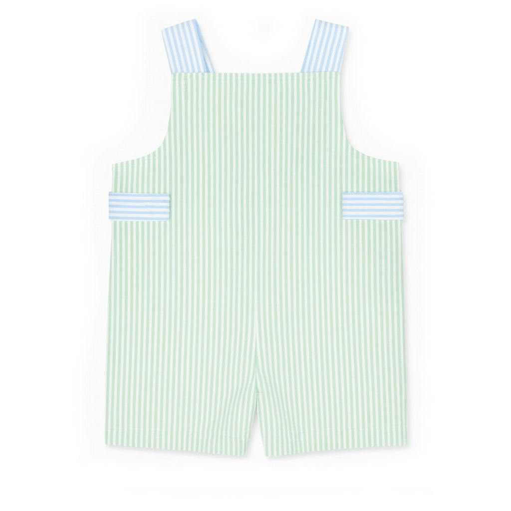 Seersucker Shortall With Parachute