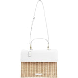 Women's Hand-Woven Wicker Large Lunchbox