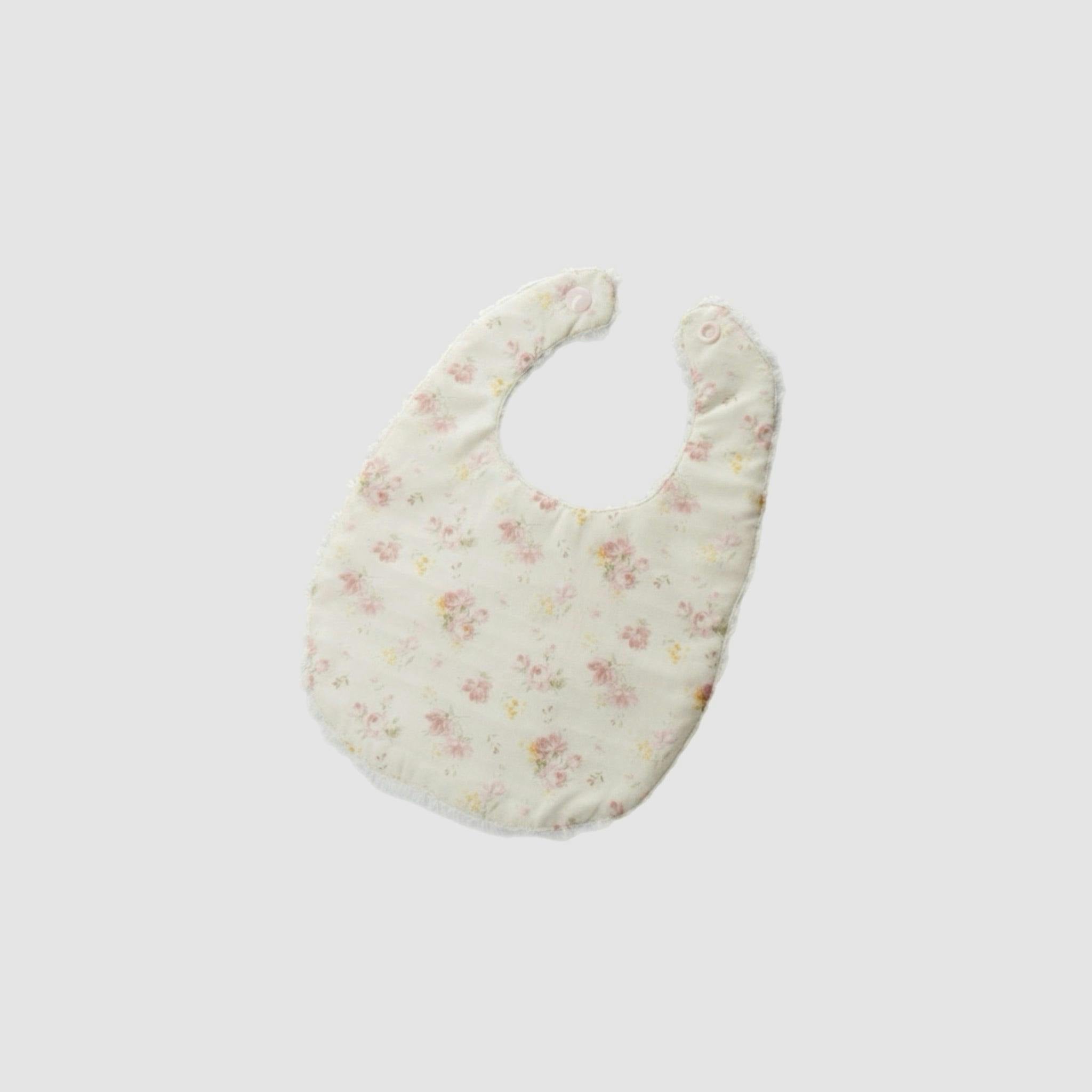 Layette Bib – Pressed Petal