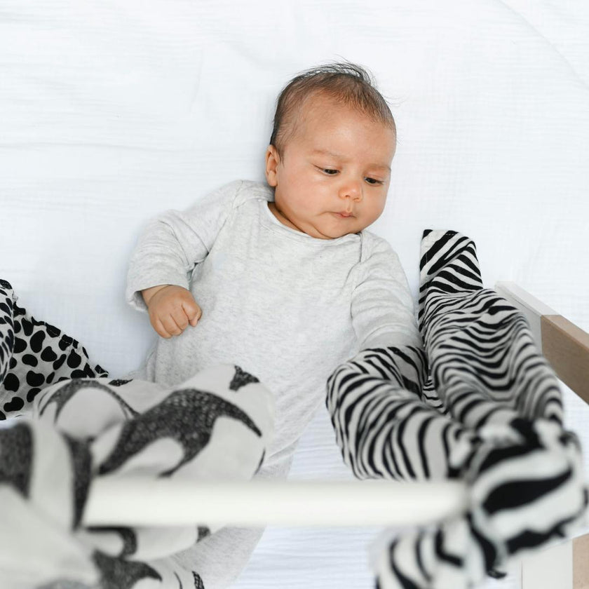 Animal Print Muslin Burp Cloths
