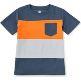 Colorblock Pocket Tee, Yellow
