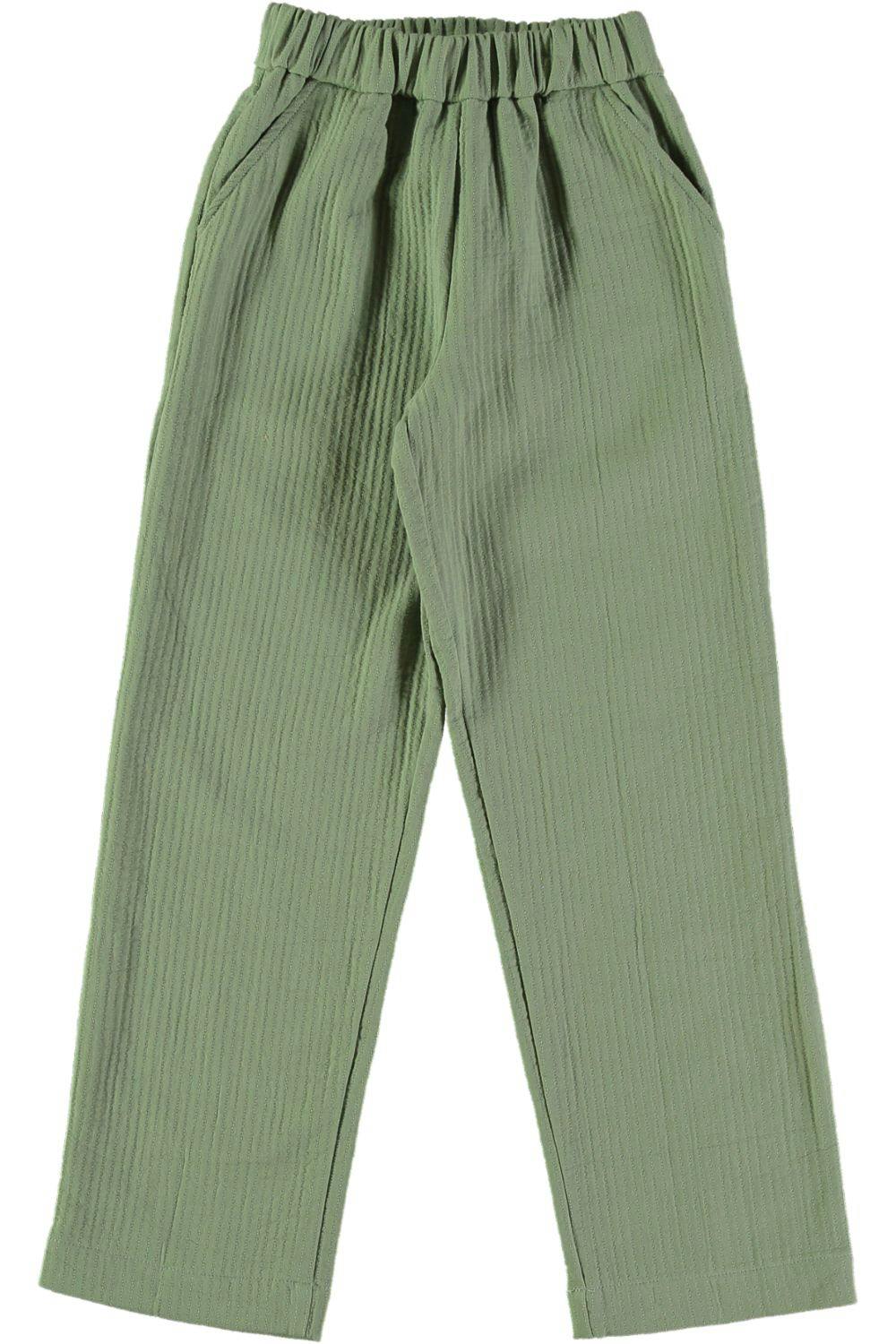 Pantalon enfant Golfeur - Vert Matcha