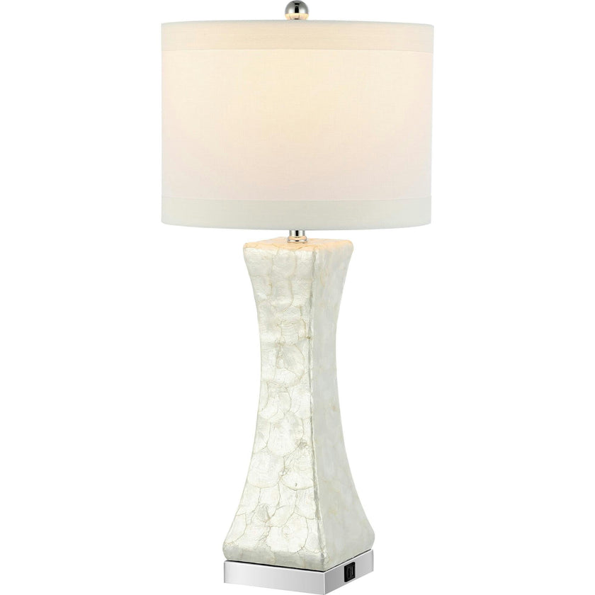 Shelley Concave Lamps With USB Port