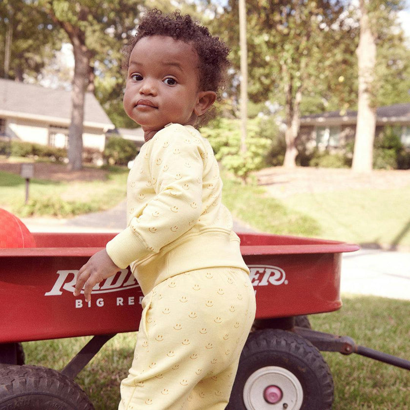 Baby Jax Jogger Set, Smiley