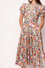 Sophia Dress in Multicolor Floral