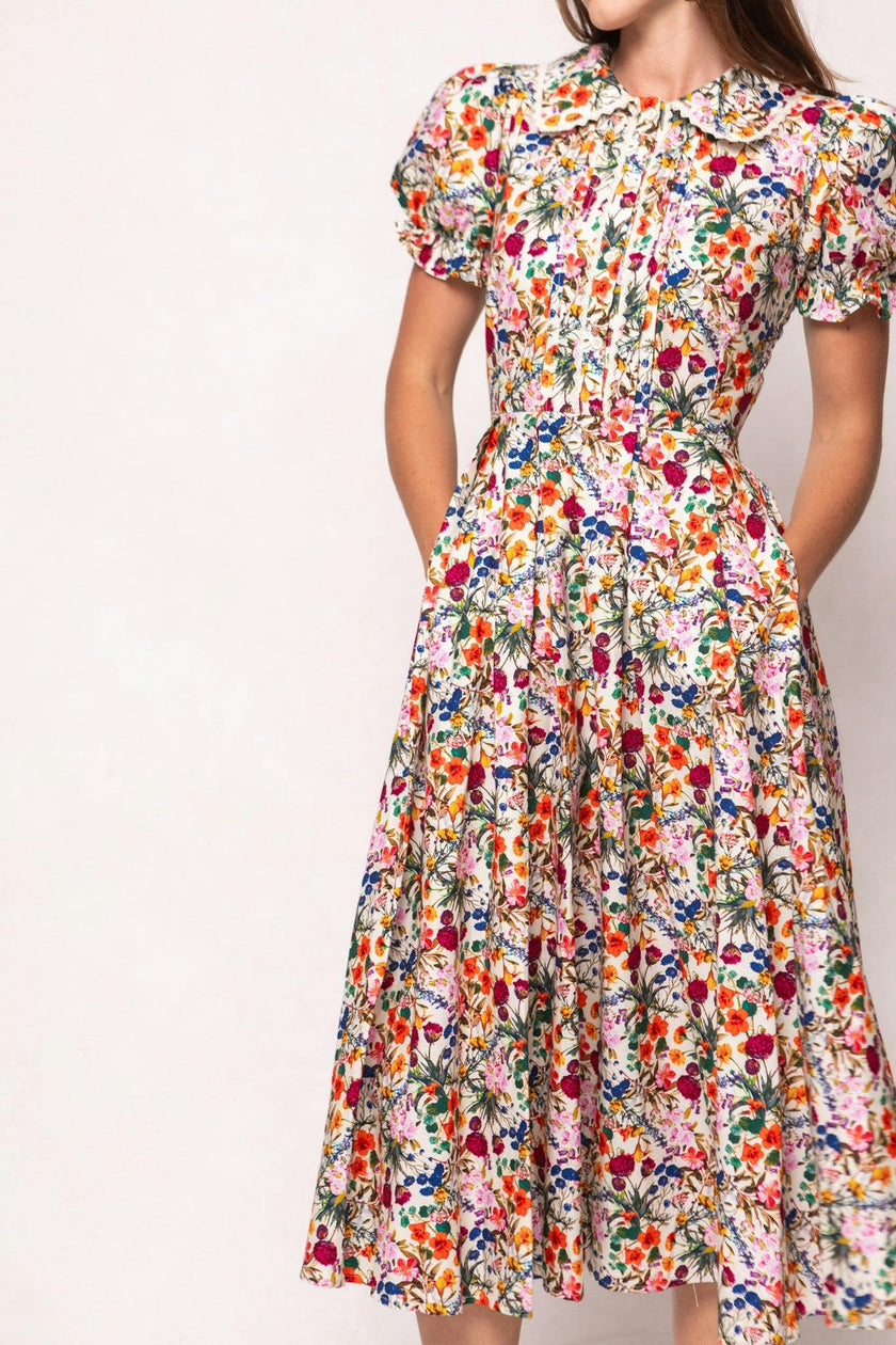 Sophia Dress in Multicolor Floral
