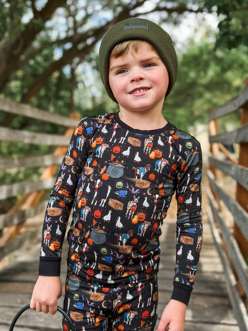 Halloween Farm 2 Piece Pajama Set