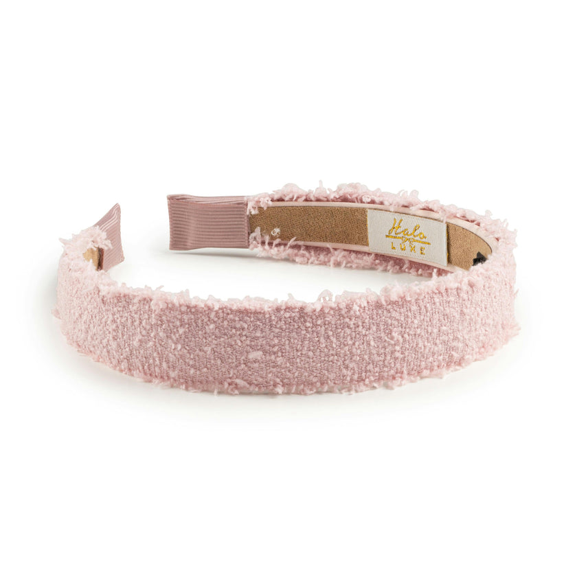 Halo Luxe Amara Deconstructed Woolen Headband - Pink