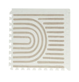 Premium Foam Haven Playmat | Linear, Putty | Toddlekind