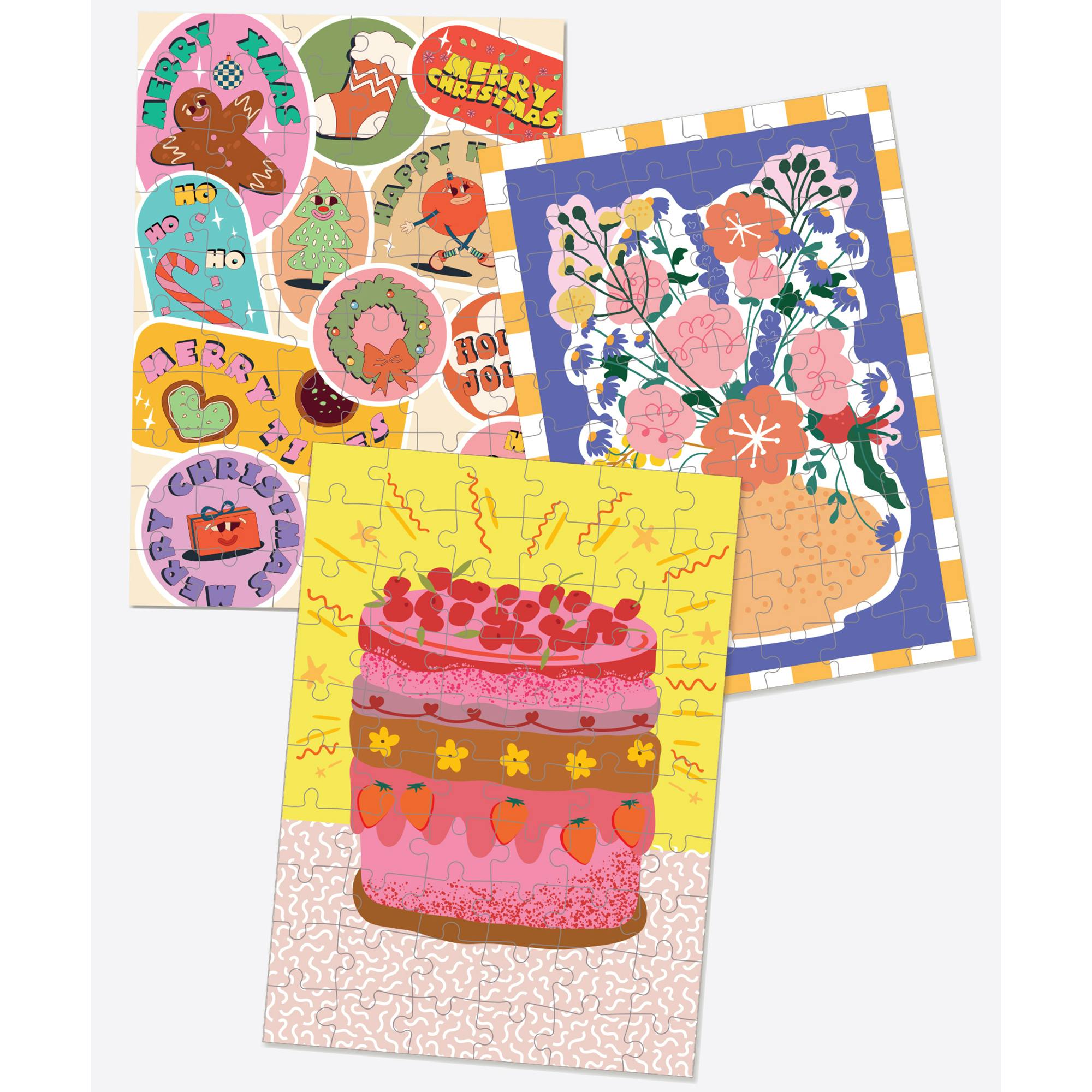 JOS: Jigsaw Greeting Card Puzzle - Happy Holiday