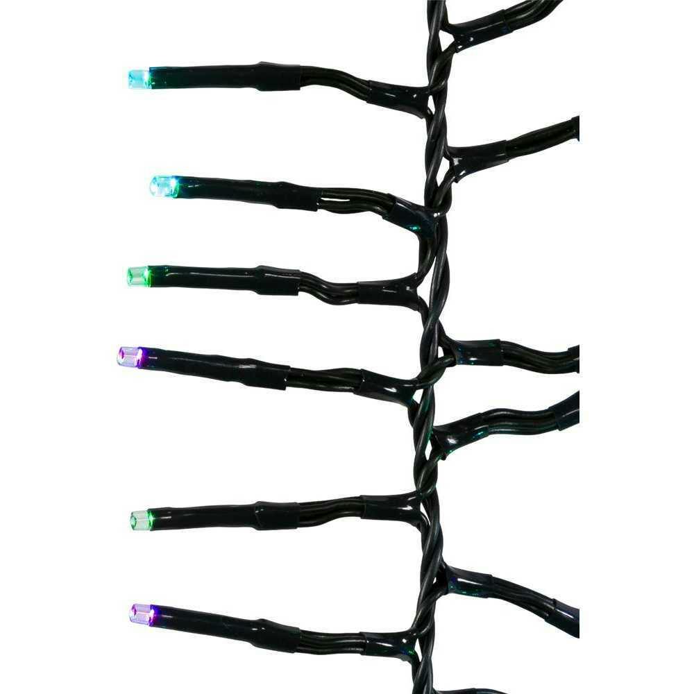 480-Light 15.7-Foot RGB Twinkle LED Connectable Cluster Garland