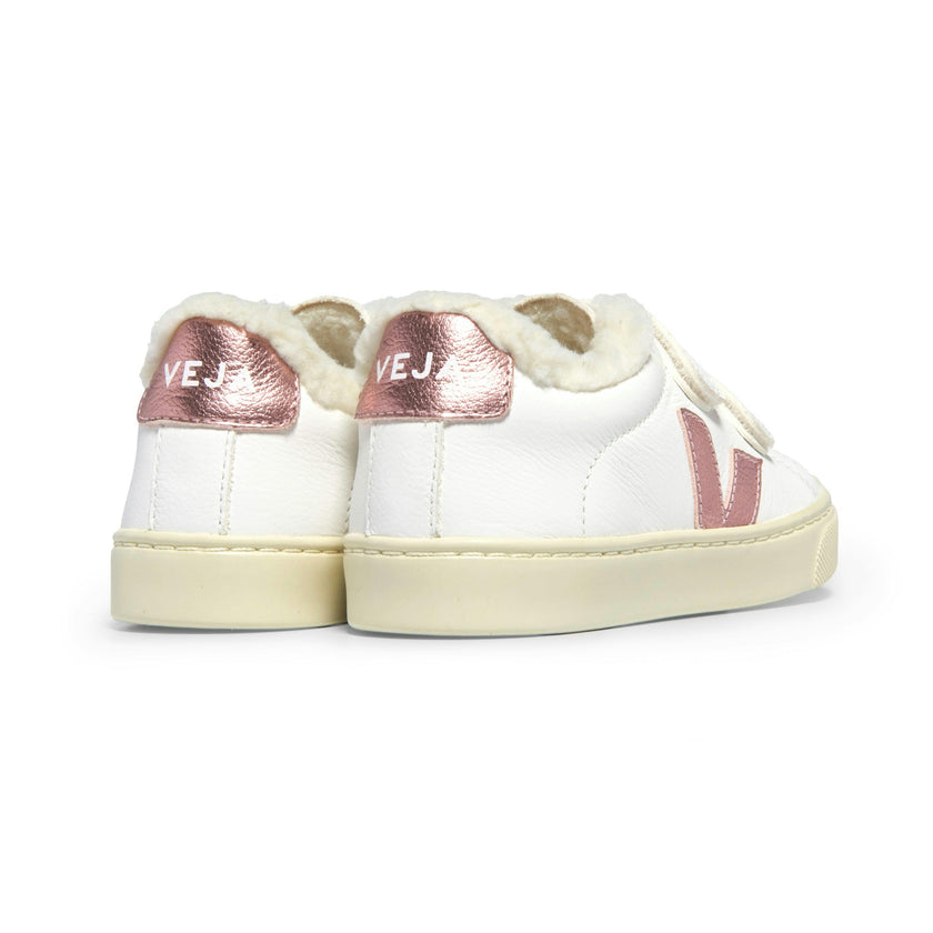 VEJA Esplar Winter Fleece Sneakers - Pearl Pink