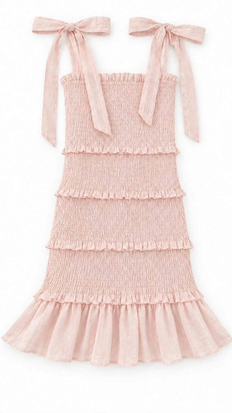 Reine Dress Baby Pink