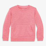 Kids cozy fleece crewneck sweatshirt