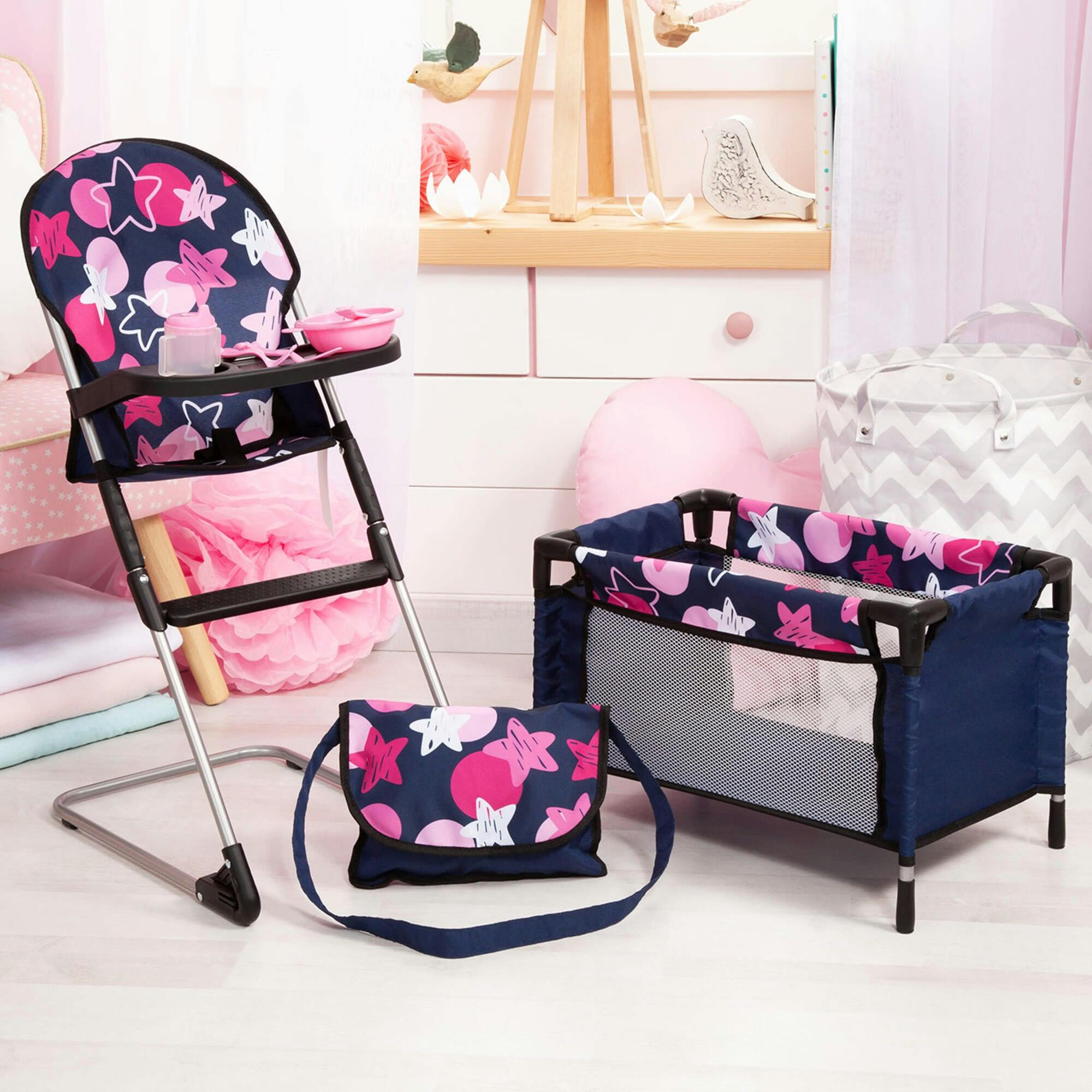 Dolls Doll 9 Piece Accessory & Travel Set