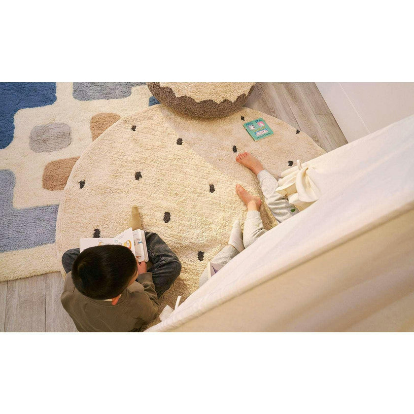 Dotted Washable Organic Cotton Rug