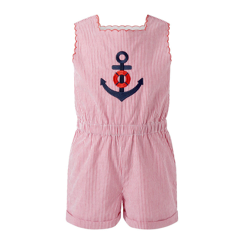 Anchor Embroidered Playsuit