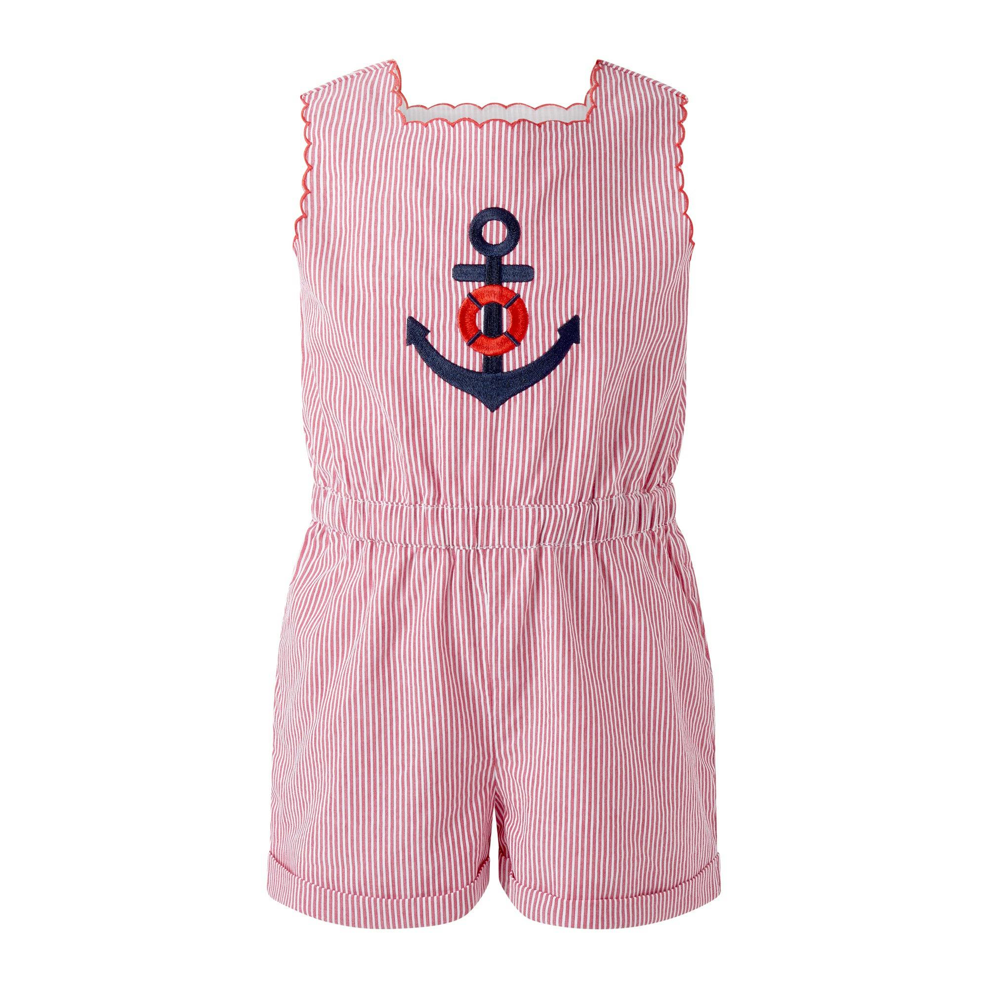 Anchor Embroidered Playsuit