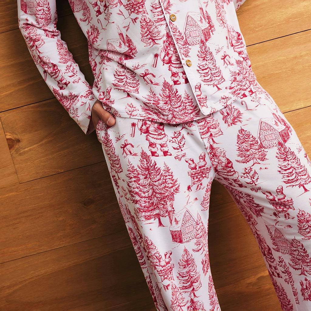Father Christmas Men's Luxe Pajama Pant Set