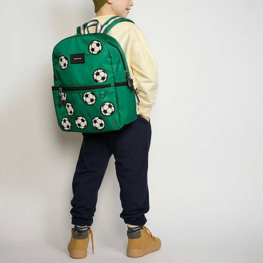 Kane Backpack, Fuzzy Soccer Balls
