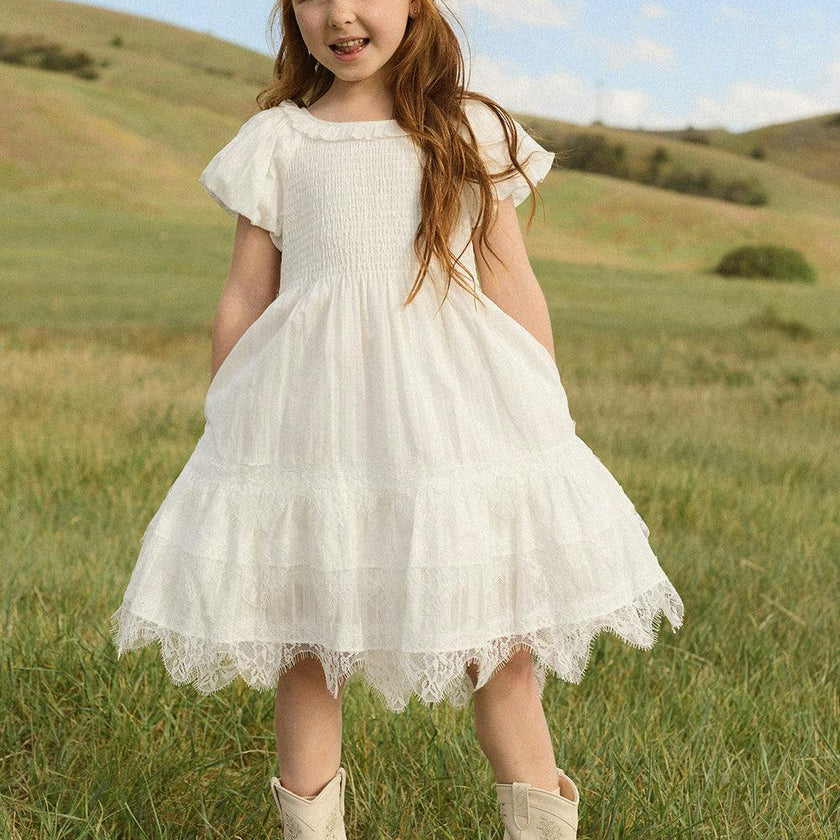 Mini Annalise Dress in Reverie Dobby