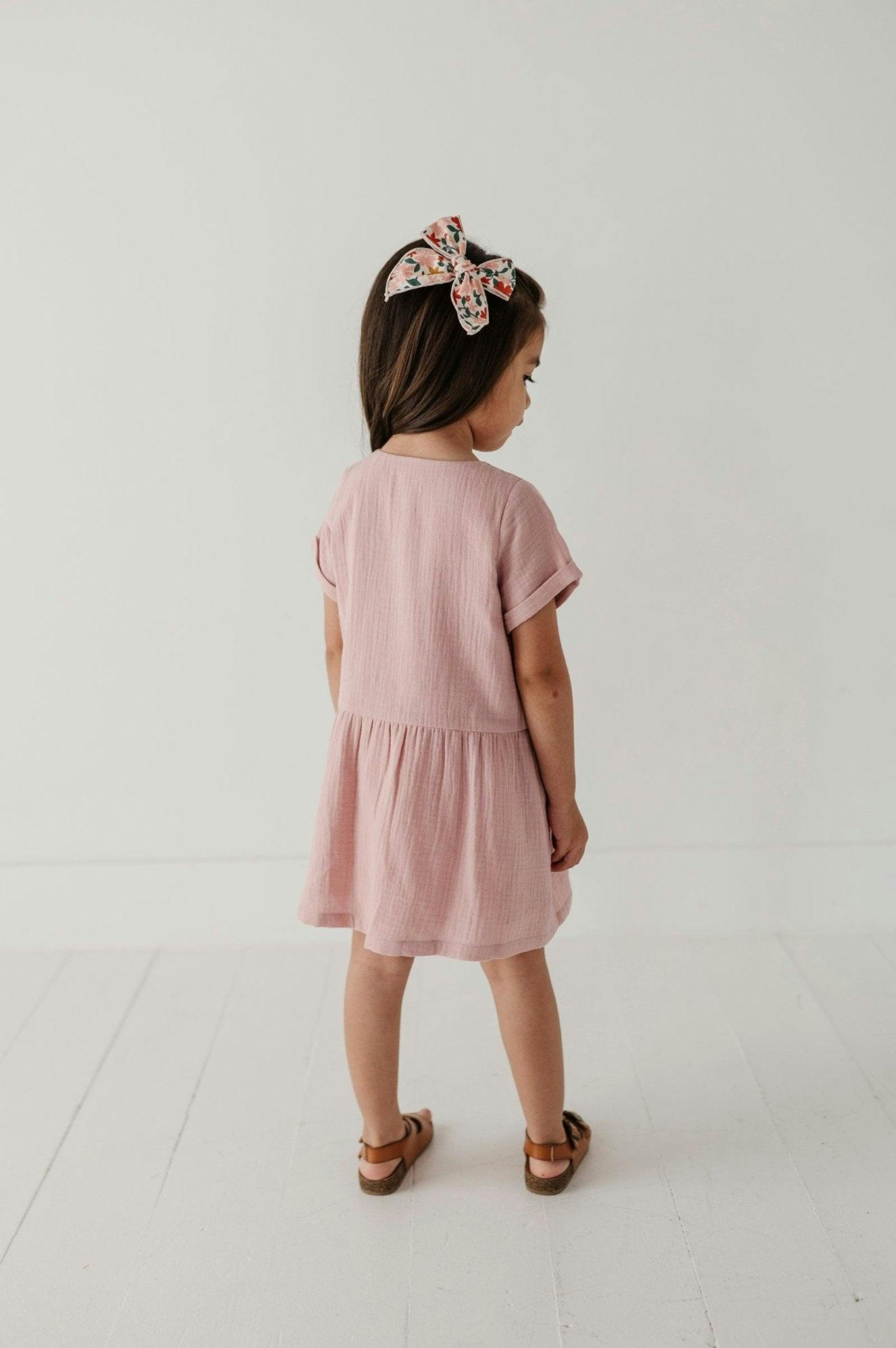 Gauze Button Dress