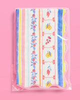 Italian Capri Napkins - 25 wavy edge napkins