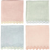 Pastel Ricrac Fabric Napkins