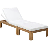 Teamson Home Acacia Modular Outdoor Sofa Set with Convertible Chaise Lounge
