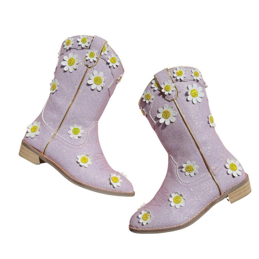 Cowgirl Lilac Oopsie Daisy Boots