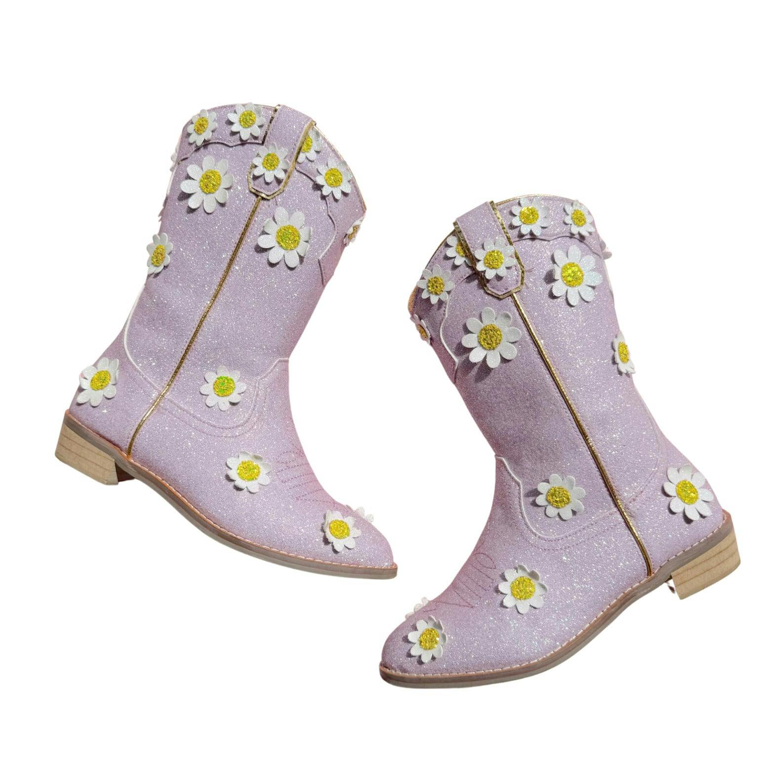 Cowgirl Lilac Oopsie Daisy Boots