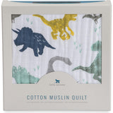 Original Cotton Muslin Quilt - Dino Friends