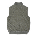Organic Sleeveless Quilted Corduroy Jacket