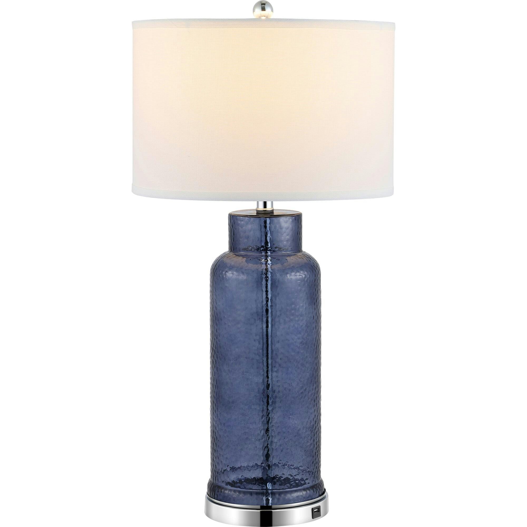 Bottle Glass Table Lamps With USB Port