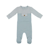 Snap Pocket Long Sleeve Footie