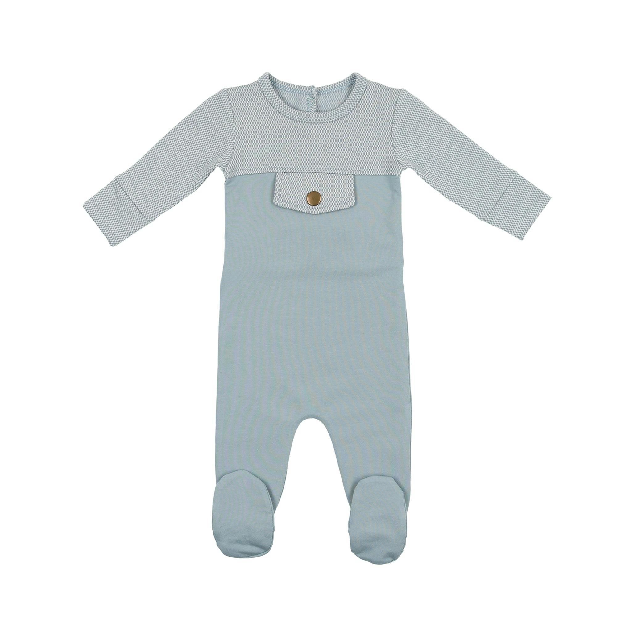 Snap Pocket Long Sleeve Footie