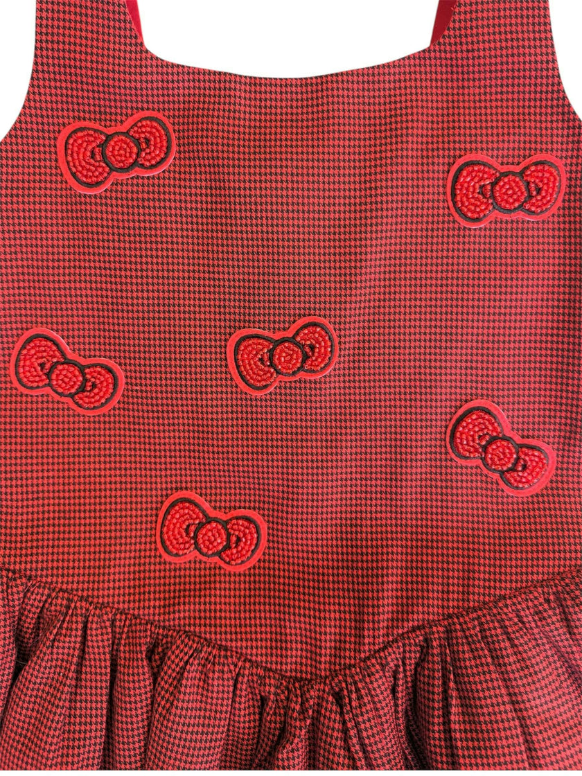 Houndstooth Bow Dress